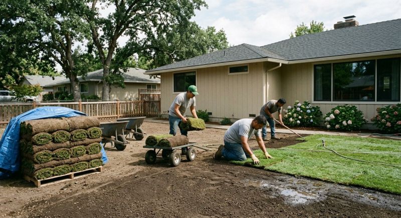 Yard Sodding in Ventura County, CA