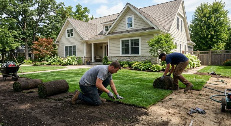 Zoysia Grass Installation in Rockwall, TX