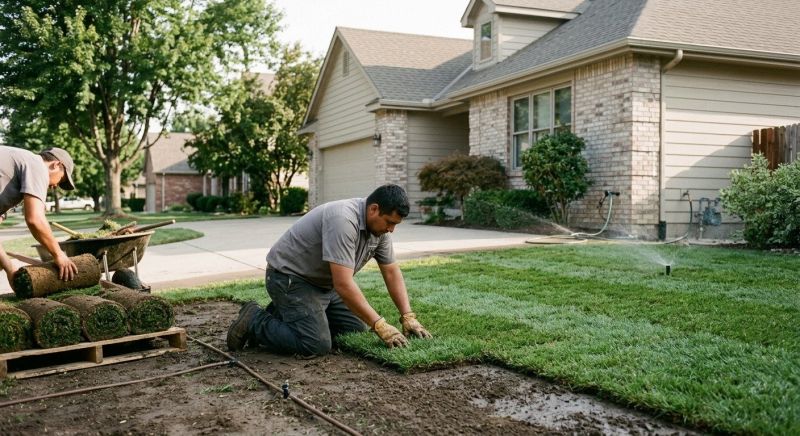 Bluegrass Sod Installation in Ventura County, CA